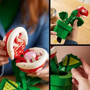 Παιχνίδι κατασκευής φυτό πειρατή Mario Lego image-3