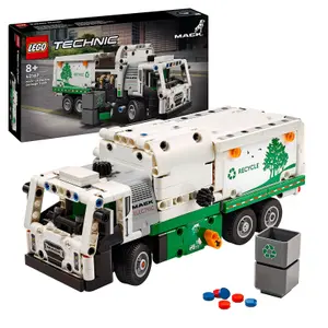 Baukasten Müllwagen Elektro Technic Mack Lego image-3