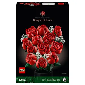 Klocki konstrukcyjne bukiet róż ikony Lego image-3