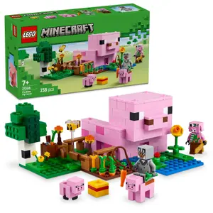 Παιχνίδι κατασκευής σπιτιού γουρουνιού minecr Lego image-3