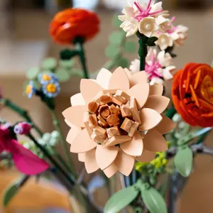 Jeux de construction joli bouq fleurs roses botanic Lego image-4