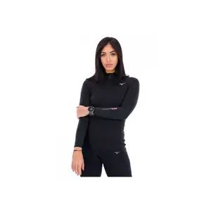 Damska koszulka z długim rękawem i zamkiem błyskawicznym Mizuno Breath Thermo Merino Wool image-2