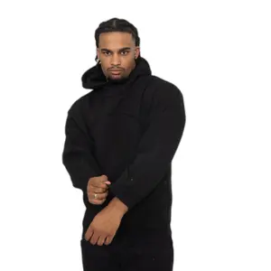 Sweatshirt oversized com capuz grosso liso Aarhon Paris 2 Blocks image-0