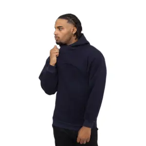 Sweatshirt oversized com capuz grosso liso Aarhon Paris 2 Blocks image-0