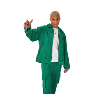 Corduroy zip-up jacket Aarhon Paris Uni image-0