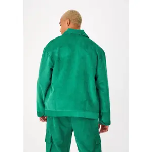 Corduroy zip-up jacket Aarhon Paris Uni image-2