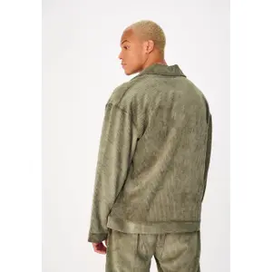 Corduroy zip-up jacket Aarhon Paris Uni image-2