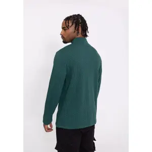 Pullover de malha com gola zippada Aarhon Paris image-2