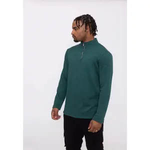 Pullover de malha com gola zippada Aarhon Paris image-1