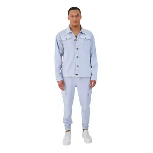 Ensemble veste à boutons et pantalon cargo Aarhon Paris image-0