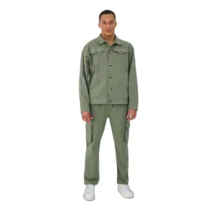 Conjunto de casaco com botões e calças Aarhon Paris image-0