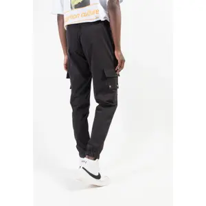 Pantalon cargo à poches Aarhon Paris Uni image-2