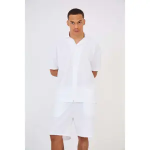 Camisa com efeito plissado Aarhon Paris image-1