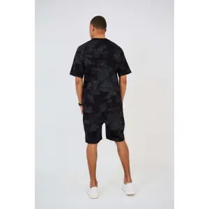 Conjunto de t-shirt e calções estampados Aarhon Paris Toile de Jouy image-1
