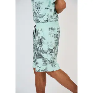 Conjunto de t-shirt e calções estampados Aarhon Paris Toile de Jouy image-2