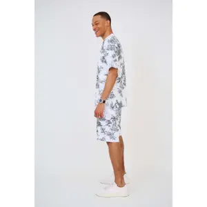 T-shirt oversized estampado Aarhon Paris Toile de Jouy image-2
