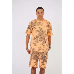 T-shirt oversized estampado Aarhon Paris Toile De Jouy image-1