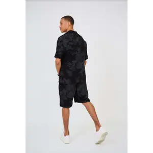 Conjunto de camisa e calção estampado Aarhon Paris Toile de Jouy image-1