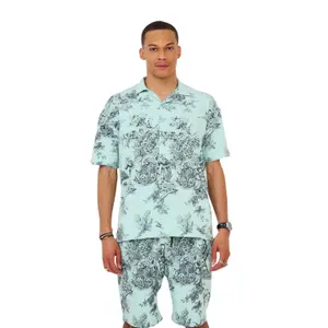 Camisa oversized estampada Aarhon Paris Toile de Jouy image-0