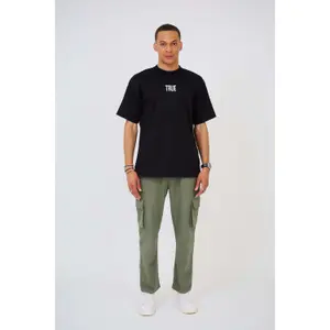 T-shirt oversize bordado Aarhon Paris True image-1