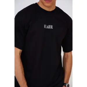 T-shirt oversize bordado Aarhon Paris Hell & Devil image-2