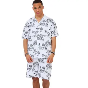 Camisa oversized estampada Aarhon Paris Forrest image-0