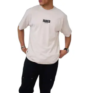 T-shirt oversize imprimé Aarhon Paris Faded image-0