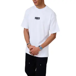 T-shirt oversized estampado Aarhon Paris Faded image-0