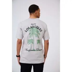 Oversized T-Shirt mit Druck Aarhon Paris L.A Palm image-2