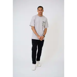 Oversized T-Shirt mit Druck Aarhon Paris L.A Palm image-1