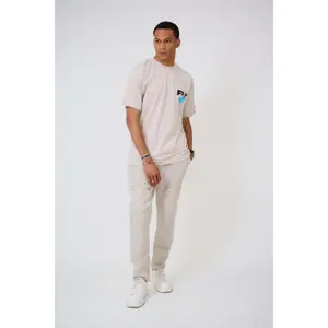 Printed oversized T-shirt Aarhon Paris Fly image-1