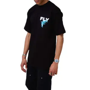T-shirt oversized estampado Aarhon Paris Fly image-0