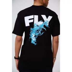 T-shirt oversized estampado Aarhon Paris Fly image-2