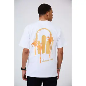 T-shirt oversized estampado Aarhon Paris Vibe image-2
