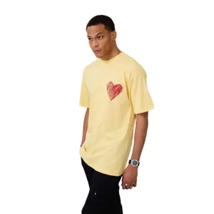 T-shirt oversized estampado Aarhon Paris Three Heart image-0