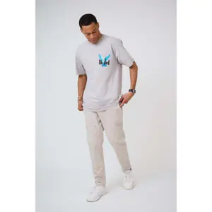 T-shirt oversized estampado Aarhon Paris Blessed image-1