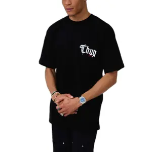 T-shirt oversized estampado Aarhon Paris Tupac image-0
