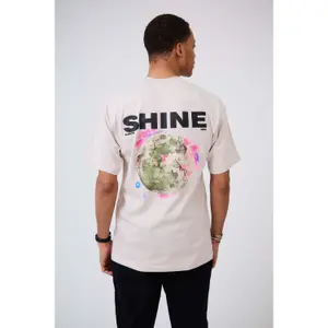 T-shirt oversized estampado Aarhon Paris Shine image-2