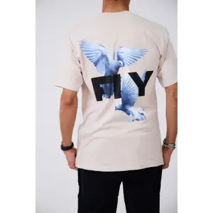 T-shirt oversized estampado Aarhon Paris Flying Dove image-2