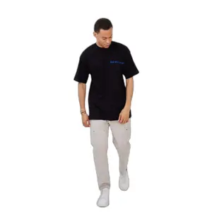 T-shirt oversize bordado Aarhon Paris Parisien image-0
