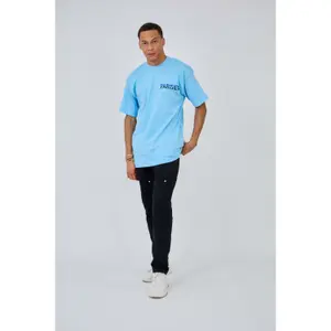 T-shirt oversize bordado Aarhon Paris Parisien image-1