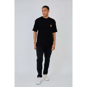 Oversize besticktes T-Shirt Aarhon Paris Paname image-1