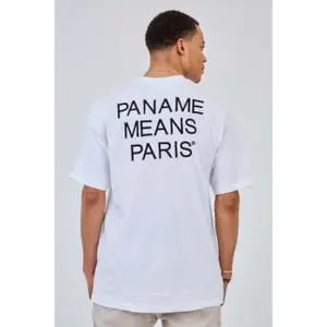T-shirt oversize bordado Aarhon Paris Paname image-1