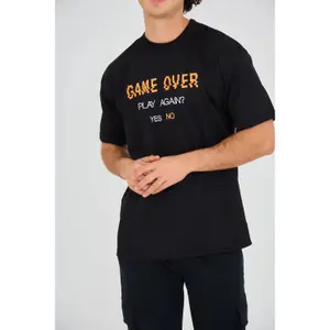 T-shirt oversize bordado Aarhon Paris Play Again image-1