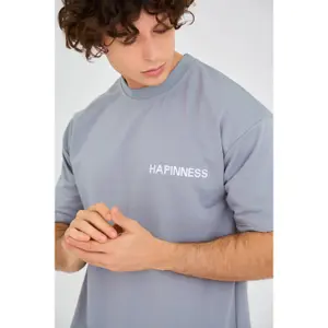 T-shirt oversize bordado Aarhon Paris Enjoy image-2