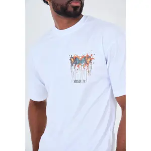 T-shirt oversized estampado Aarhon Paris Fire Butterfly image-2
