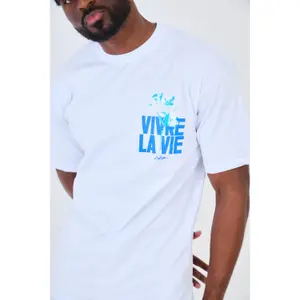 T-shirt oversize imprimé Aarhon Paris La Vie image-2