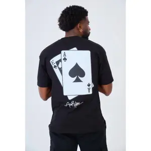 T-shirt oversize imprimé Aarhon Paris Cards image-2