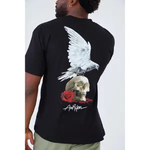 T-shirt oversize imprimé Aarhon Paris Dove Skull image-2