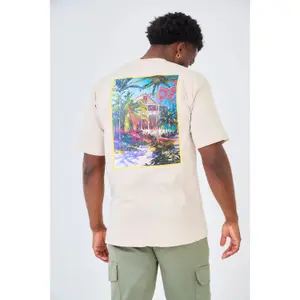 T-shirt oversized estampado Aarhon Paris Vacation image-1